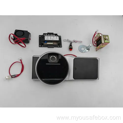 Fingerprint-Enabled Fireproof Safe with External Power Supply